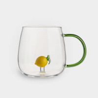 Кружка Лимон, 400 мл, стекло, зеленая ручка, серия Lemon, ANNA LAFARG, Китай_00822580071592362315.jpg