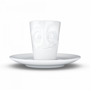 Пара кофейная для эспрессо, объем: 80 мл, материал: фарфор, цвет: белый, серия Tasty, TASSEN, Германия, TASSEN (Германия)