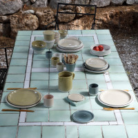 Тарелка , керамика, 15 см, кремовый, серия Cantine, JARS, Франция_00808540039326566859.jpg