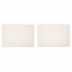 Набор из 2-х подстановочных прямоугольных салфеток, 33 х 48 см, пвх, кремовый, серия Natural, WO HOME, Германия, Салфетки подстановочные