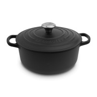 Кастрюля , 4,2 л, 24 см, чугун, черный, серия Matte Black, LE CREUSET, Франция