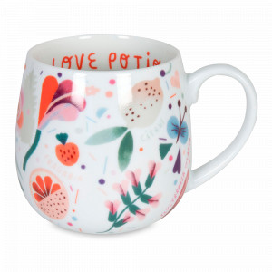 Кружка «Любовное зелье», 400 мл, фарфор, белый, KOENITZ, Германия, Белые кружки