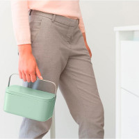 Контейнер для пищевых отходов, 22.1 х 12.7 х 10.7 см, пластик, мятный, серия Sink Side, BRABANTIA, Бельгия_00812680049887841320.jpg