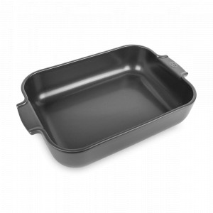 Форма для запекания прямоугольная, 32 х 20 см, 2.7 л, керамика, серый, серия Light Grey, PEUGEOT CERAMIC, Франция, PEUGEOT CERAMIC (Франция)