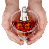 Термокружка Lovely, 250 мл, боросиликатное стекло, прозрачный, WALMER, Великобритания_00808720053344699997.jpg