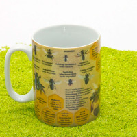 Кружка «Пчелы», 490 мл, фарфор, декор, KOENITZ, Германия_00809240061498404309.jpg