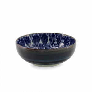 Салатник порционный, 15 см, фарфор, белый, синий, серия Ohuke Dahlia, TOKYO DESIGN, Нидерланды, Салатники порционные