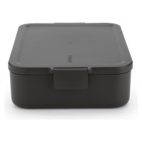 Ланч-бокс Bento большой, 25.5 х 16.7 см, пластик, антрацит, серия Make & Take, BRABANTIA, Бельгия_00812680051378302042.jpg