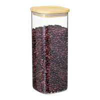 Банка квадратная для хранения, 1,9 л, боросиликатное стекло, бамбук, прозрачный, серия Glass Bamboo, SMART SOLUTIONS, Россия_00817550040264975322.jpg