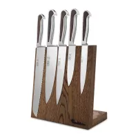 Набор из 5-ти кухонных ножей на подставке, серия Delta, GUDE, Германия, 
