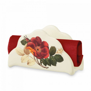 Подставка для салфеток, 16 см, керамика, декор, серия Regale, NUOVA CER, Италия, НОВИНКИ