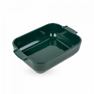 Форма для запекания прямоугольная, 25 х 15.5 см, 1.4 л, керамика, зеленый, серия Green Forest, PEUGEOT CERAMIC, Франция, Скидка до -35% на PEUGEOT CERAMIC