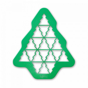 Форма  для печенья «Елочки», 27 х 23. 5 см, ABS пластик, зеленый, LEKUE, Испания, Кухонные аксессуары LEKUE