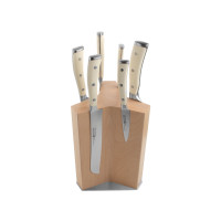 Набор из 6-ти кухонных ножей на подставке из бука, серия Ikon Cream White, WUESTHOF, Золинген, Германия_00800320050117083659.jpg