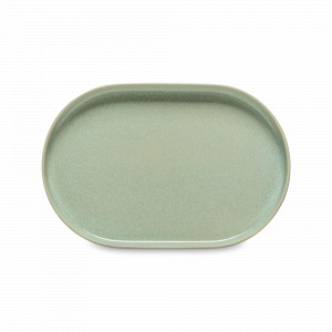 Блюдо овальное Bay leaf, 33 х 22 см, керамика, оливковый, серия Redonda, COSTA NOVA, Португалия, Блюда сервировочные, менажницы