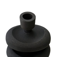 Подсвечник на одну свечу, 17 см, металл, черный, серия Vivlend, BERGENSON BJORN, Великобритания_00813860063234408114.jpg