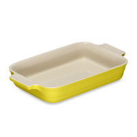 Керамическое блюдо для запекания, 26 х 18 см, желтый, LE CREUSET, Франция