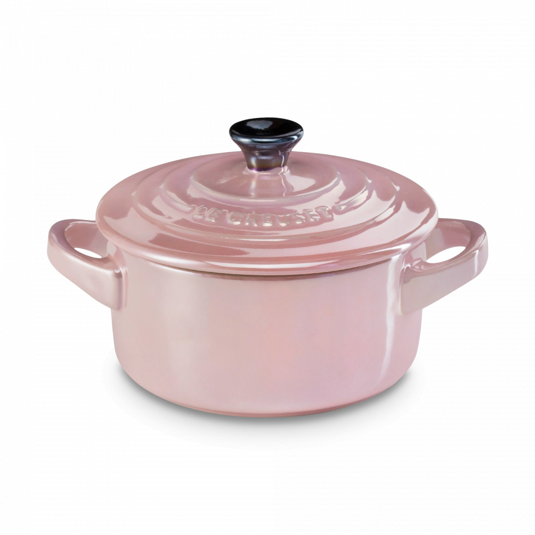 Кокот , 0,25 л, 10 см, керамика, розовый металлик, серия Pearlized Chiffon Pink, LE CREUSET, Франция