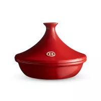 Керамический тажин II, 2 л, 27 см, гранат, серия Flame, EMILE HENRY, Франция, 