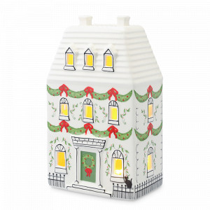 Декор - Домик с подсветкой Olgod, 19 см, доломит, белый, декор, серия New Year Essential, TKANO, Китай, Предметы интерьера