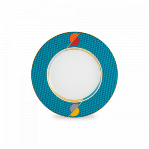 Тарелка десертная, 23 см, фарфор, мультиколор, серия Futurismo, VISTA ALEGRE, Португалия, Тарелки