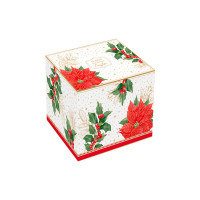 Чайник заварочный, 800 мл, фарфор, белый, декор, серия Пуансеттия и ягоды, EASY LIFE (R2S), Италия_00814210048742468752.jpg