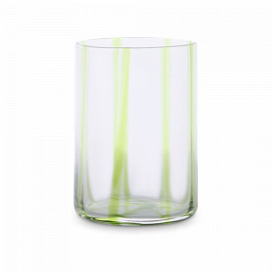 Стакан для воды Green, 335 мл, стекло, прозрачный, зеленый, серия Stripes, ROOMERS TABLEWARE, Нидерланды, Бокалы для коктейлей