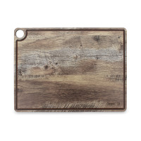 Доска разделочная c желобом, 42х31см, дуб мореный, композитный материал, серия ProFashion, ComposeEat, Россия