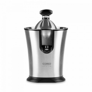 Соковыжималка для цитрусовых, нержавеющая сталь, пластик, черный, стальной, CASO, Германия, CASO (Германия)