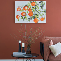 Панно декоративное Juicy orange, 70 х 100 см, холст, дерево, бежевый, серия Art, BERGENSON BJORN, Великобритания_00819730055478212833.jpg