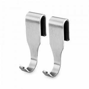 Набор из 2 крючков для рейлинга 29250 Smartline, 5 х 1,5 см, нержавеющая сталь, пластик, GEFU, Германия, Подвесные рейлинги и держатели