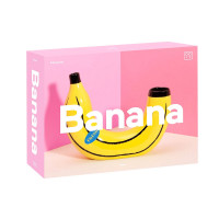 Ваза для цветов Banana, 19 см, керамика, желтый, DOIY, Испания_00821710053155154333.jpg