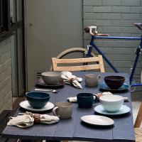 Тарелка закусочная Sky, 21 см, керамика, голубой, серия Stacked Organic, COSTA NOVA, Португалия_00818110048853969152.jpg