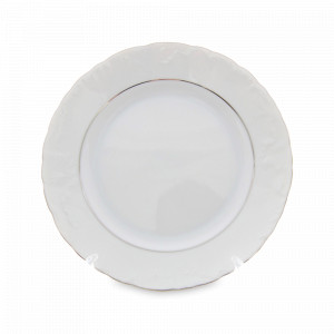 Тарелка закусочная, 19 см, фарфор, белый, серия Rococo, REPAST, Чехия, Тарелки REPAST