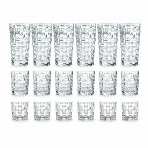 Набор из 18-ти бокалов, хрустальное стекло, серия Bossa Nova, NACHTMANN, Германия, NACHTMANN (Германия)