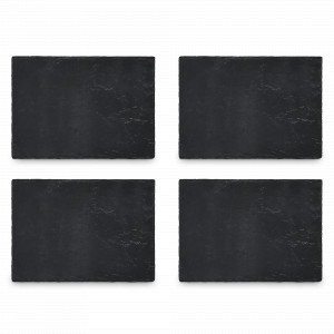 Набор из 4-х сервировочных досок, 30 х 20 см, натуральный камень, серия Arteza, KITCHEN CRAFT, Великобритания, Сервировочные доски