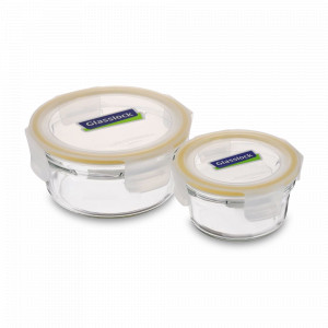Набор из 2-х контейнеров, стекло, GLASSLOCK, Корея, GLASSLOCK (Корея)