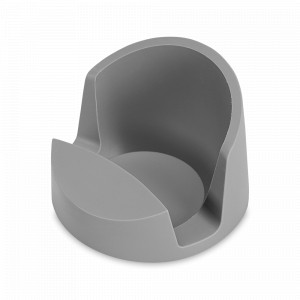 Подставка под ложку Smуart Base, 12 см, силикон FDA, серый, SMART SOLUTIONS, Россия, Подставки под ложку