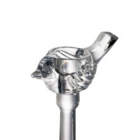 Подсвечник Ранняя Пташка, 26 см, стекло, прозрачный, Rasteli, Бельгия_00812030037960011302.jpg