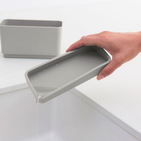 Органайзер для раковины, 19 см, пластик, серый, серия Sink Side, BRABANTIA, Бельгия_00809000053816561523.jpg