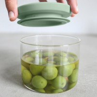 Набор из 3-х банок для сыпучих продуктов, 0.3, 0.6, 1.1 л, стекло, пластик, силикон, BRABANTIA, Бельгия_00812680046938451874.jpg