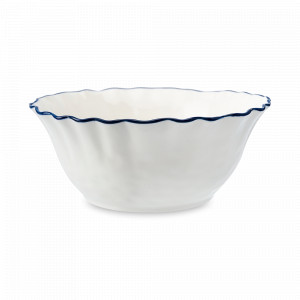 Салатник , 1.1 л, 20 см, фарфор, белый, синий, серия Santorini, LIBERTY JONES, Россия, LIBERTY JONES (Россия)