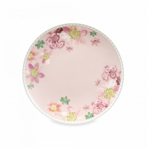 Тарелка закусочная, 20 см, фарфор, белый, розовый, серия Primula, MAXWELL WILLIAMS, Австралия, Primula MAXWELL & WILLIAMS