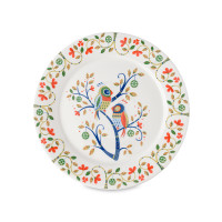 Тарелка закусочная Love Birds, 17.5 см, фарфор, белый, декор, серия Birds of Paradise, LIBERTY JONES, Россия