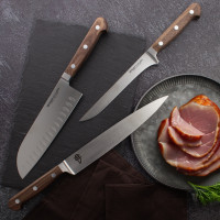 Набор кухонных ножей, 7 штук, на магнитной подставке ComposeEat, серия Classic Walnut, BERGER CUTLERY, Германия_00816150050490251757.jpg