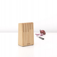 Подставка для 5- ти ножей, 22 х 12 х 10 см, дерево бук, серия Profile New, BRABANTIA, Бельгия_00802910050764944008.jpg