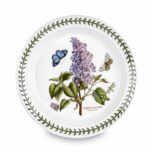 Тарелка закусочная «Сирень», 20 см, фаянс, белый, декор, серия Botanic Garden, PORTMEIRION, Великобритания, PORTMEIRION (Великобритания)