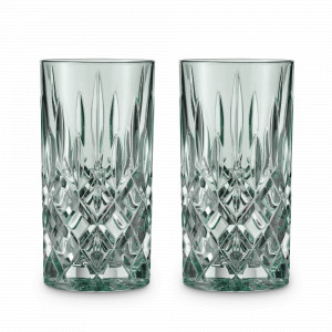 Набор из 2-х высоких стаканов Fresh Colors, 395 мл, хрустальное стекло, мятный, серия Noblesse, NACHTMANN, Германия, Скидка до -60% на хрусталь Nachtmann