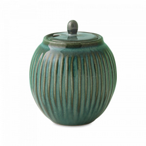 Сахарница, 250 мл, фарфор, зеленый, серия Gallery, EASY LIFE (R2S), Италия, Сахарницы