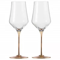 Набор бокалов для белого вина, 2 шт., цвет ножки-золотой, 380 мл, серия Ravi, EISCH, Германия, 